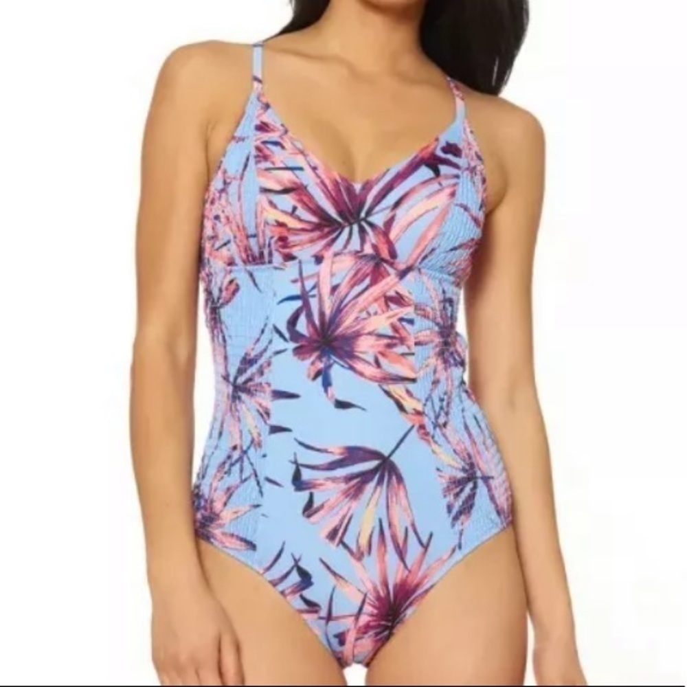 JESSICA Simpson Floral One Piece Swimsuit